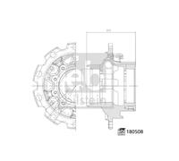Moyeu de roue FEBI BILSTEIN 180508