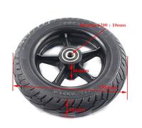 Moyeu De Roue Pour Scooter Électrique 200x50, Pneus Solides De 8 Pouces, Roues 200x50, Non Pneumatiques