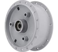 Moyeu de roue Tuning tourné, argent avec roulements montés