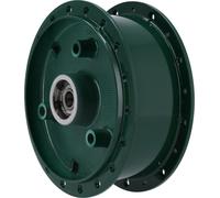 Moyeu de roue Tuning tourné, vert avec roulements montés