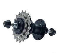 Moyeu de vélo, 20 trous 85 mm, roue libre 9-13-17T 3 vitesses, rotation fluide à 4 roulements, construction légère en alliage d'aluminium, pour roue de vélo pliable 412 (noir)