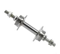 Moyeu de vélo 36 trous avant et arrière en acier pour vélo de route à pignon fixe avec extrémité à vis - Design essieu avant 140 mm arrière 175 mm (moyeu arrière)