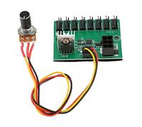 Moyeu de Ventilateur PWM, DC 12V 8 Voies PWM PC Fan Controller Hub avec Câble de 300 Mm pour Ventilateur PC 2 Broches 3 Broches 4 Broches, pour Ventilateurs de Boîtier