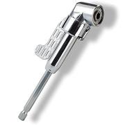 Moyeu de vis d'angle avec embout de tournevis multifonction coudé, embout de perceuse à angle droit, foret de tournevis à angle de 90 degrés et embout flexible d'extension d'angle souple (long)