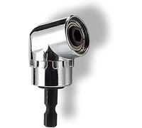 Moyeu de vis d'angle avec embout de tournevis multifonction coudé, embout de perceuse à angle droit, foret de tournevis à angle de 90 degrés et embout flexible d'extension d'angle souple (court)