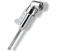 Moyeu de vis d'angle avec embout de tournevis multifonction coudé, embout de perceuse à angle droit, foret de tournevis à angle de 90 degrés et embout flexible d'extension d'angle souple (long)