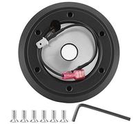 Moyeu de Volant, Adaptateur de Moyeu de Volant de Voiture Adaptateur Universel de Moyeu de Volant à 6 Trous pour Volant à Dégagement Rapide SRK-100H Fit pour