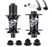 Moyeu de VTT Trail Ready avec design avancé comprenant trente deux trous et cinq roulements pour tous les terrains (QR/Thru Axle noir)