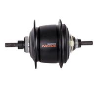 Shimano Nexus C6001 Cl 8s Rear Hub Argenté 36H / 10 x 135 mm Black