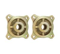 Moyeu d'essieu arrière de roue kuuleyn, 1 paire 4 étalons 24t môtes de roue d'essieu arrière spline 25 mm pour 125cc 150cc 200cc go kart atv quad