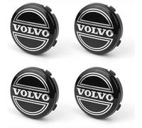 Moyeu enjoliveurs pour Volvo 64mm,Étanche Capuchons de Centre Jante,AntirouilleAuto Cache Moyeux,Facile à Installer Cache-moyeux