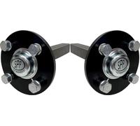 Moyeu et fusée d'essieu pour quad, ATV remorque 4 goujons 100mm PCD 35x35mm 750kg (Lot de 2)
