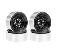 Moyeu Jante Roue Billes Aluminium CNC 1.3 Pouces pour SCX24 pour TRX4M pour Axial pour RedCat pour Ascent-18 AX24 1/24 1/18 Voiture sur Chenilles RC Moyeu Roue Chenille Rc