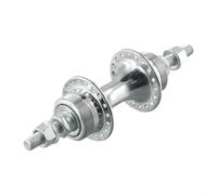 Moyeu pour roue Arrière 36 Trous pour Vélo Fixe Silver Moyeu | Acier pour robuste, 36 trous, 185mm longueur, finition silver lisse, idéal fixie old school(NO 16T flywheel)