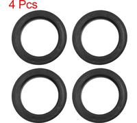 Moyeu roue Auto Alésage Centreur Bague de Centrage 73,1 56,6 mm plastique noir 4pcs