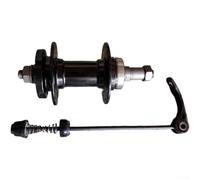 Moyeu Vélo MTB 32 Trous Frein Disque Roulement Scellé | Configuration 36 trous, structure pour robuste, mat, compatible cadres pour vtt standards, montage (Spiral- Rear 32 holes)