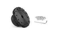 Moyeu Volant Rapide, Adaptateur De Volant En Aluminium 75 Mm For Volant De Jeu De Simulation De Course, Les Modèles Utilisation Adaptée Pour Thrustmaster T300, T500, TS-PC Et TS-XW(Black)