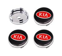 Moyeux de roue,Centre de roue de voiture, 4 pièces, cache-moyeu, pour KIA K2 K3 K5 Sorento Sportage R Rio Soul cap - Type red