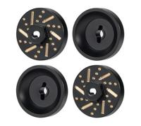 Moyeux de Roue étendus en Laiton, Adaptateur Hexagonal de 3mm, Compatible avec Les pièces de Voiture RC 1 24 RC Chenille SCX24 pêne Dormant C10 4 pièces