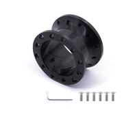 Moyeux de Volant Adaptateur D'entretoise De Volant Sport 30 Mm/50 Mm En Aluminium CNC Pour Kit Moyeu De Volant De Course BLNETU(50MM-Black)