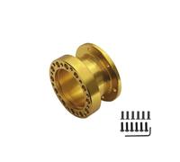 Moyeux de Volant Kit D'espacement Du Moyeu Du Volant 51MM 76MM 101MM Adaptateur D'espacement Du Moyeu Du Boss Du Volant Noir/or BLNETU(Rs511-Gold 51mm)