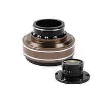 Moyeux de Volant, Moyeu Volant Voiture Adaptateur De Moyeu À Dégagement Rapide For Volant De Jeu De Simulation De Course À 6 Trous 70 Mm Utilisation Adaptée Pour MOZA Simagic M10 A(Brown)