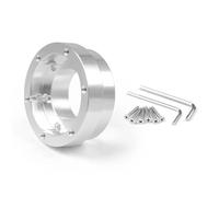 Moyeux de Volant Pour Logitech G29 G920 G923 13/14 Pouces Plaque D'adaptateur De Volant 70mm Jeu Modification PCD Voiture De Course BLNETU(Argent)