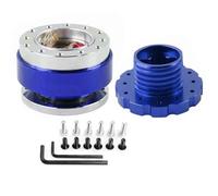 Moyeux de Volant Pour Thurstmaster TX T300 T500 TS-PC 6 Trous De Course 73mm Volant De Voiture Adaptateur À Libération Rapide(Blue)