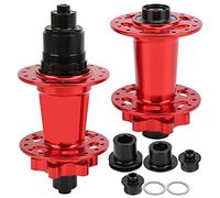 Moyeux de VTT Frein à Disque Avant et Arrière en Alliage d'Aluminium 32 Trous 54T Compatible XD 14212100135 (Rouge)
