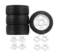 Moyeux Pneus Voiture Rc Compatible avec ARRMA pour Typhon 6S pour Losi pour Kyosho 1:8 1:7 1:10 pour Voitures RC De Route, De Tourisme Et De Drift Pneus Hexagonaux 12 Mm 14 Mm 17 Mm