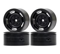 Moyeux Pneus Voiture Rc Compatible avec Tamiya CC01 pour SCX10 TF2 D110 F350 VS4-10 1/10 Pièces De Voiture Radiocommandée pour Crawler 4 Jantes Plastiques Beadlock 1,9" 12 Mm Hexagonales