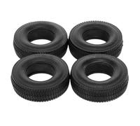 Moyeux Pneus Voiture Rc Compatible avec Tamiya pour Hauler pour ACTROS pour Scania 1/14 RC Semi Tracteur Camion Benne Pièces De Mise À Niveau 4 Pièces Pneus en Caoutchouc Dur De 25mm