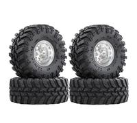 Moyeux Pneus Voiture Rc Compatible avec Traxxas pour TRX4 pour Axial pour SCX10 II CC01 Gen8 1/10 1/8 pour Voiture Tout-Terrain RC 2.2 Pneus Et Jantes Beadlock