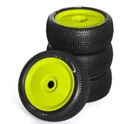 Moyeux Pneus Voiture Rc Compatible avec Typhon pour Talion pour Traxxas pour Redcat pour Losi pour Kyosho pour HPI pour HSP 1/8 RC Tout-Terrain Roues Pneu Hexagone 17 Mm