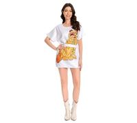 MOYGOR Anni Frid Costume de batteur des années 70 Vêtements pour femme T-shirt vintage Robe d'Halloween Carnaval M