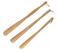 MOYIDUE 3pcs Long Chausse-Pied, Chausse-Pieds, Chausse-Pied en Bois avec Corde Suspendue(55cm), pour Hommes, Femmes, Bottes et Les Chaussures