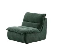 MOYIDUE Fauteuil Poire - Mousse Haute Densité, Canapé De Sol Paresseux, Housse Lavable avec Fermeture Éclair, Chaise Simple Confortable, Chaise De Lecture De Loisirs pour Salon/Chambre(Green)