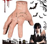 MOYKSRR Mercredi Thing Hand, Mercredi Jouet, Main Effrayante en Latex pour Décoration Halloween, Main Effrayante, Décoration d'halloween, Accessoire Photo pour Cosplay