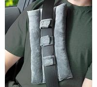 MOYOAMA Oreiller de ceinture de sécurité post-chirurgie cardiaque pour protéger les zones sensibles, coussin de mastectomie pour soulager la pression de la ceinture de sécurité, oreillers de port sans