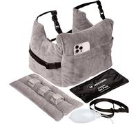 MOYOAMA Oreiller Post-Mastectomie pour Fournitures de récupération de Mastectomie - Oreillers de Mastectomie Double Post-opératoire avec Ceinture de sécurité, Indispensable pour la réduction Mammaire