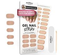 MOYOU LONDON Autocollants auto-adhésifs pour ongles en Gel Semi-durci, lampe UV/LED requise, 20 enveloppes de vernis à ongles en Gel, autocollants pour Nail Art - sashaniegraynails 01