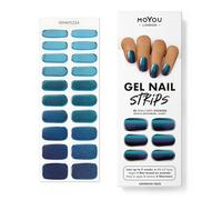 MOYOU LONDON Autocollants auto-adhésifs pour ongles en Gel Semi-durci, lampe UV/LED requise, 20 enveloppes de vernis à ongles en Gel, autocollants pour Nail Art - Expensive Taste
