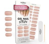 MOYOU LONDON Autocollants auto-adhésifs pour ongles en Gel Semi-durci, lampe UV/LED requise, 20 enveloppes de vernis à ongles en Gel, autocollants pour Nail Art - Buried Treasure