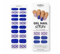 MOYOU LONDON Autocollants auto-adhésifs pour ongles en Gel Semi-durci, lampe UV/LED requise, 20 enveloppes de vernis à ongles en Gel, autocollants pour Nail Art - Lisbon Love Affair