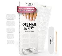 MOYOU LONDON Autocollants auto-adhésifs pour ongles en Gel Semi-durci, lampe UV/LED requise, 20 enveloppes de vernis à ongles en Gel, autocollants pour Nail Art - Heart to get