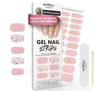 MOYOU LONDON Autocollants auto-adhésifs pour ongles en Gel Semi-durci, lampe UV/LED requise, 20 enveloppes de vernis à ongles en Gel, autocollants pour Nail Art - nailsbyemmaleeds 02