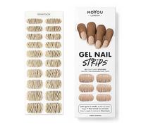 MOYOU LONDON Bandes de Vernis Gel Semi-Curées - 20 Pièces. Enveloppes Ongles de Gel pour Manucure de Qualité Salon - Fonctionne avec N'importe Quelle Lampe UV pour Ongles - Facile à Appliquer
