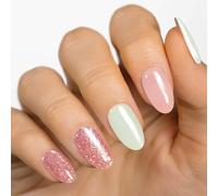 MOYOU LONDON Bandes de Vernis Gel Semi-Curées - 20 Pièces. Enveloppes Ongles de Gel pour Manucure de Qualité Salon - Fonctionne avec N'importe Quelle Lampe UV pour Ongles - Facile à Appliquer