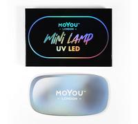 MOYOU LONDON LED & UV Light for Gel Nails - Lightweight & Compact 6W Curing Lamp with 5V/1A USB Power Cable - Gel Nail Polish Lamp & Other Nail Supplies - Silver