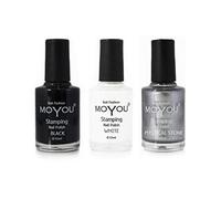 MoYou Nails Lot de 3 vernis à ongles pour créer motifs